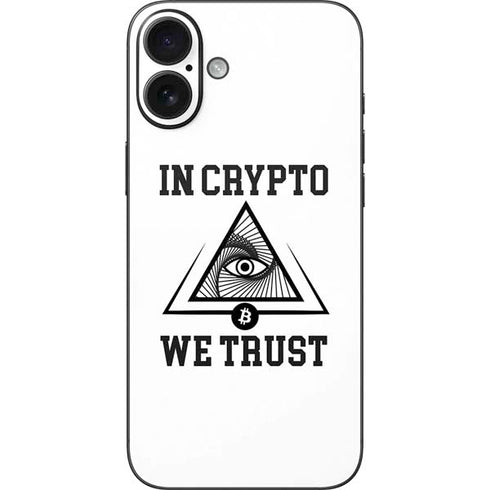 In Crypto We Trust iPhone 16 Plus Skin